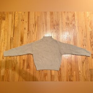 Uniqlo U Wool Blend Sweater Size XXS Low Gauge Crewneck Chunk Knit